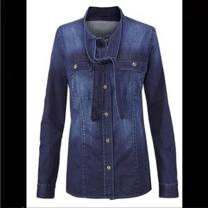 Cabi Waterfall Shirt in M